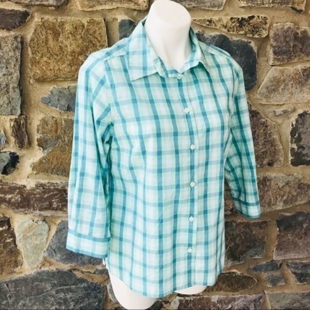Pendleton button down blouse size M - Picture 2 of 8